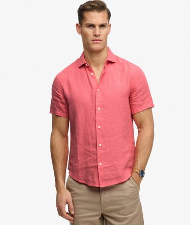 Riviera Short Sleeve Linen Shirt Image 1