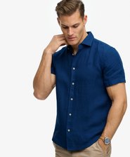 Chemise en lin &agrave; manches courtes Riviera