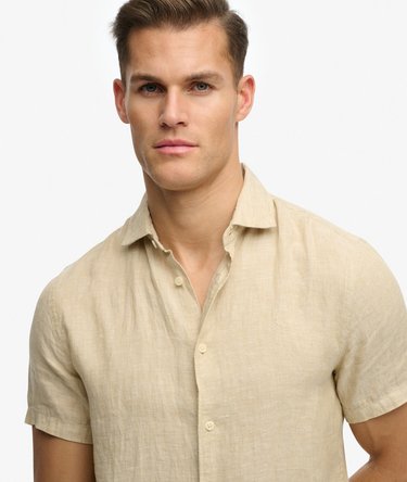 Riviera Short Sleeve Linen Shirt Image 4