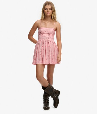 Vestido Mini Corset Cami Image 5