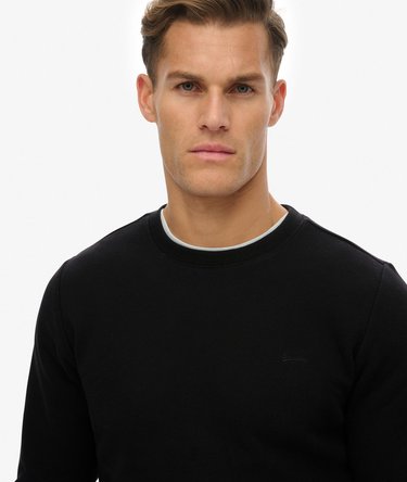 Vintage Logo Embroidered Crew Sweatshirt Image 4