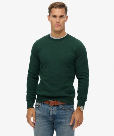 Vintage Logo Embroidered Crew Sweatshirt Image 1