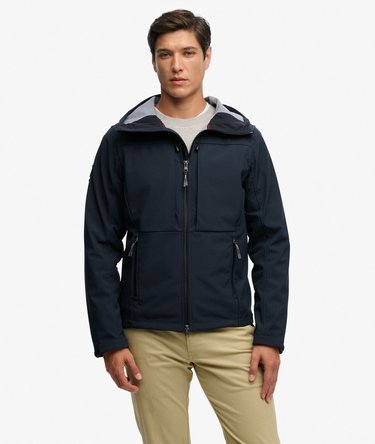 Hooded Softshell Trekker Jacket Image 5