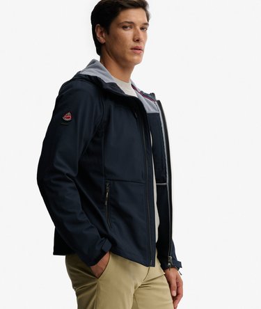 Hooded Softshell Trekker Jacket Image 2