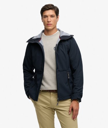 Hooded Softshell Trekker Jacket Image 1