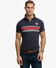 Polo de Jersey con Rayas Vintage
