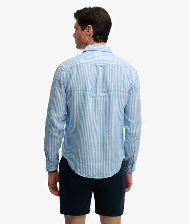 Riviera Long Sleeve Linen Shirt Image 5
