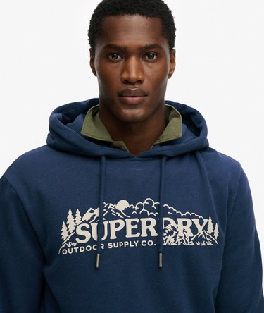 Outdoor Scene Relaxed Hoodie Image 4
