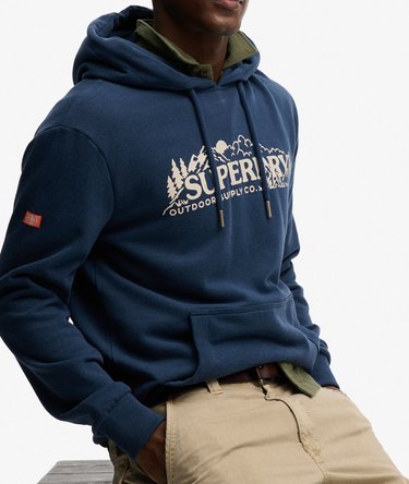 Outdoor Scene Relaxed Hoodie Image 2