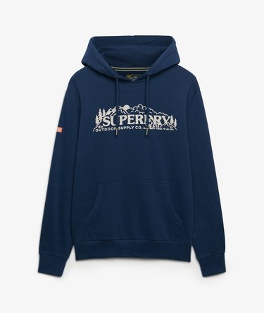 Outdoor Scene Relaxed Hoodie Image 7