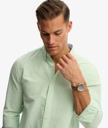 Preppy Oxford Long Sleeve Shirt Image 2
