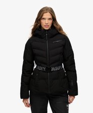 Veste de Ski Matelass&eacute;e Luxe avec Ceinture