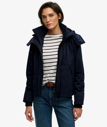 Hooded Microfibre Artic Windcheater Jacket Image 1