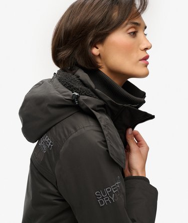 Hooded Microfibre Artic Windcheater Jacket Image 2