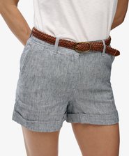Linnen Shorts Met Middelhoge Taille