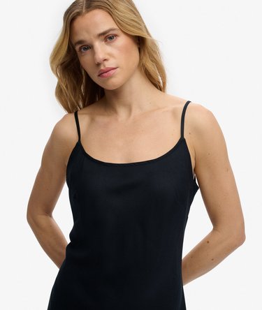 Bias Cut Maxi Slip Dress Image 3