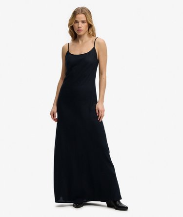 Bias Cut Maxi Slip Dress Image 1