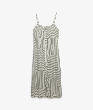 Abito Midi Cami con Bottoni Stampato Image 8