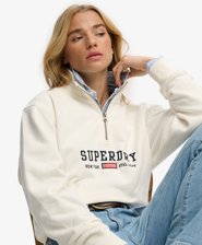 Athletic Essentials Graphic Half Zip Sweatshirt