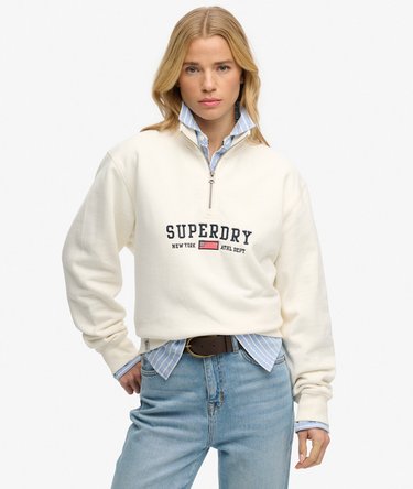 Athletic Essentials Graphic Half Zip Sweatshirt Image 1