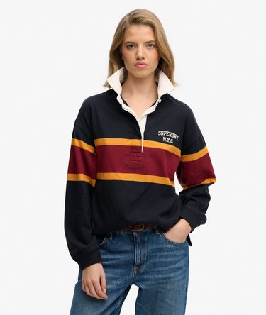 Heritage Stripe Rugby Top Image 1