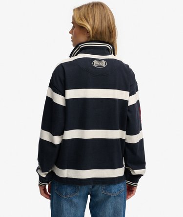 Crest Stripe Rugby Top Image 5