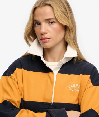 Heritage Stripe Rugby Top Image 4