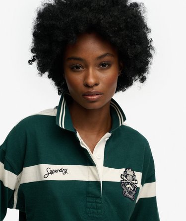 Crest Stripe Rugby-topp Image 4