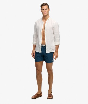 Badeshorts mit gesticktem Logo, 15 Zoll Image 4