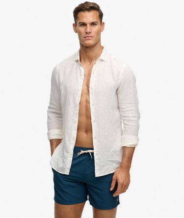 Badeshorts mit gesticktem Logo, 15 Zoll Image 7