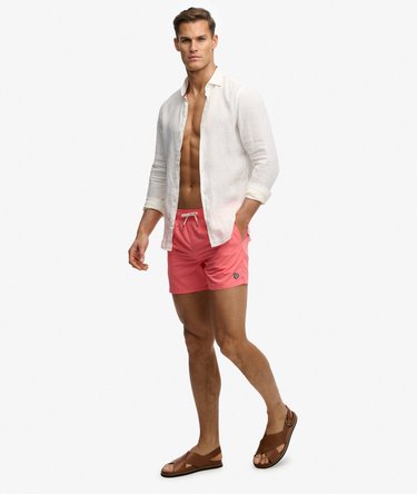 Badeshorts mit gesticktem Logo, 15 Zoll Image 8