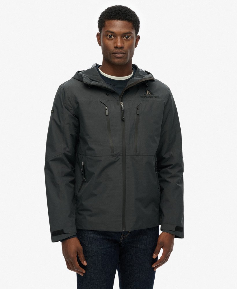 mens Waterproof Jacket in BLUE GRAPHITE | Superdry US