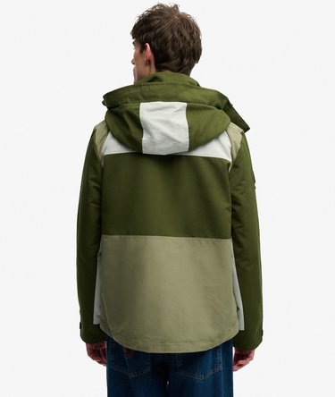 Hooded Colour Block Windbreaker Jacket Image 7