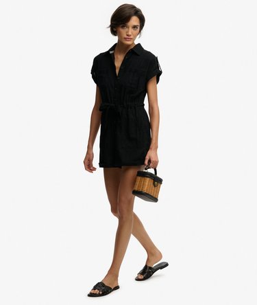 Belted Utility Playsuit Image 3