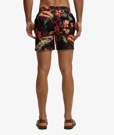 Hawaiian Print 16-inch Zwemshorts Image 3