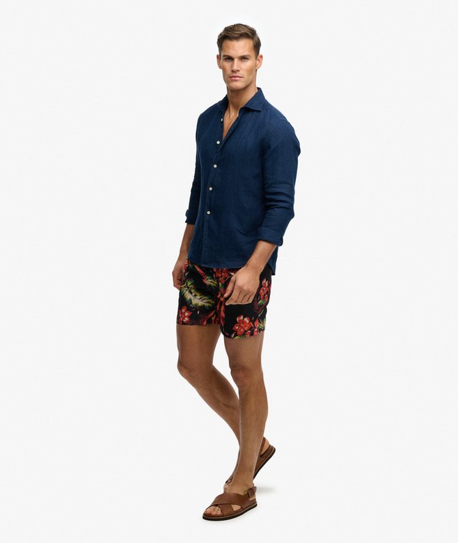 Hawaiian Print 16-inch Swim Shorts More Colours Available Price £27.99 Price reduced from £39.99 to You Save 30%
