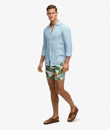 Short de bain 16 pouces Imprim&eacute; Hawa&iuml;en Image 8