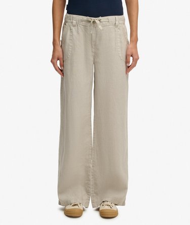 Linnen Lage Taille Broek Image 4