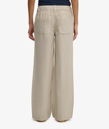 Linnen Lage Taille Broek Image 5