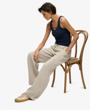 Linnen Lage Taille Broek