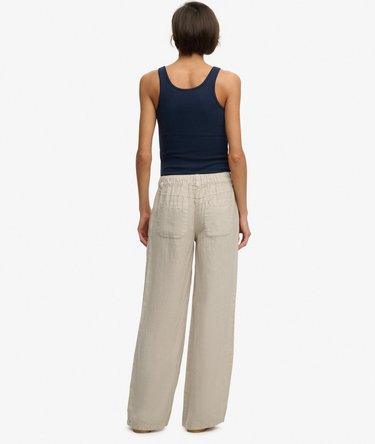 Linnen Lage Taille Broek Image 6