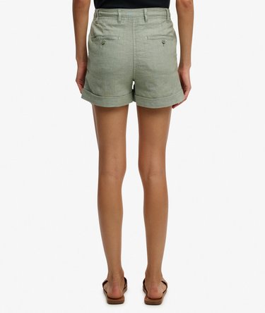 Short en lin taille mi-haute Image 5