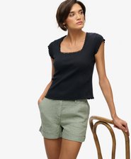 Mid Rise Linenshorts