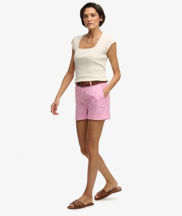 Shorts de Lino Talle Medio Image 3