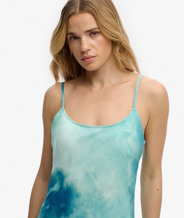 Printed Maxi Slip Dress Image 4