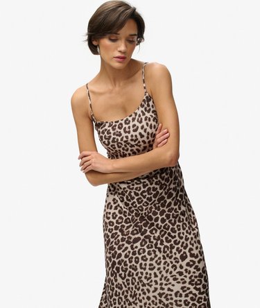 Robe Longue &agrave; Bretelles Imprim&eacute;e Image 2