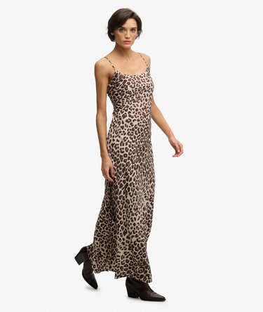 Robe Longue &agrave; Bretelles Imprim&eacute;e Image 3