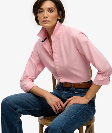 Slim Oxford Overhemd met Lange Mouwen Image 2