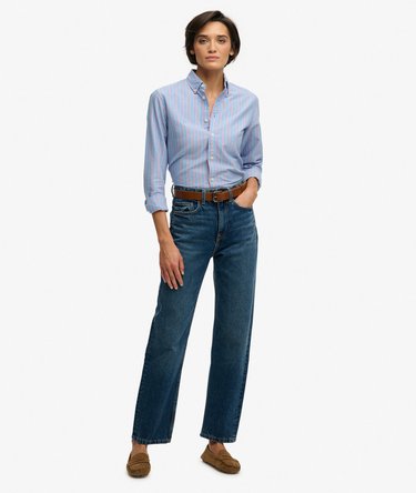 Slim Oxford Long Sleeve Shirt Image 3