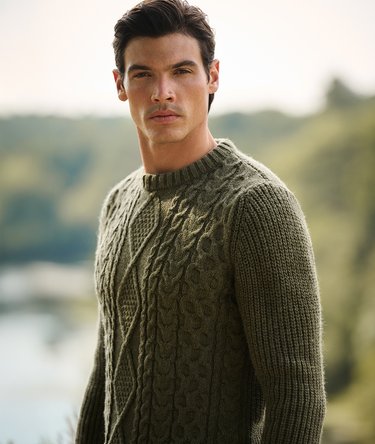 Jacob kabelstickad tr&ouml;ja Image 1